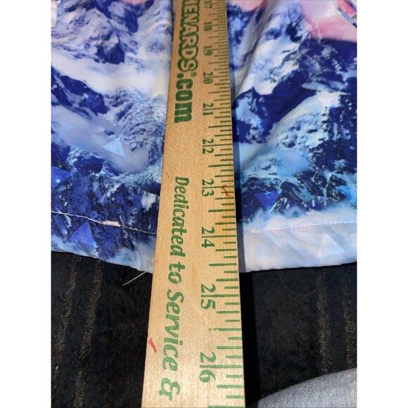 Roxy Girls Ski Jacket Size 16 XXL Color Pink/Blue/Purple/White Print - Picture 10 of 11